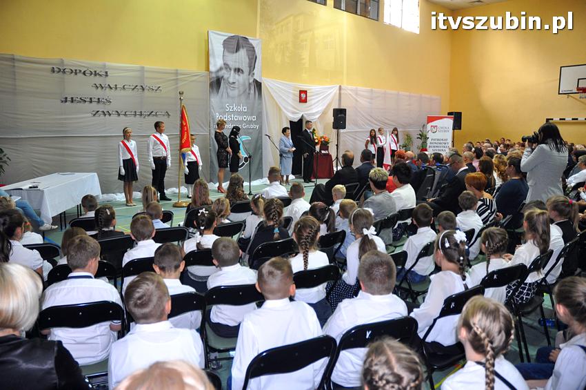 Uroczystość nadania SP Kołaczkowo imienia Andrzeja Grubby