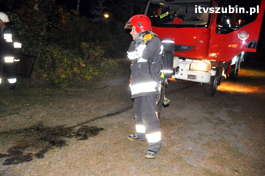 Wieczorny pożar w Żurczynie
