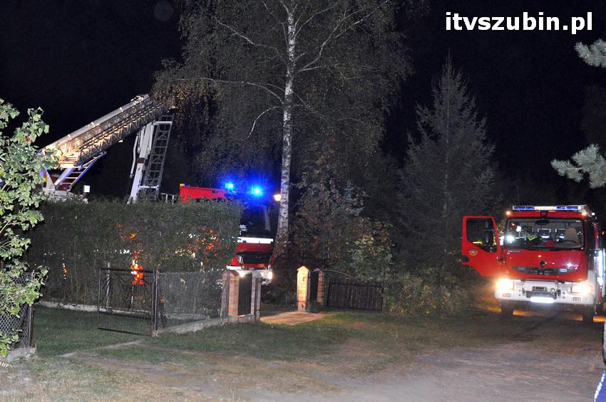 Wieczorny pożar w Żurczynie