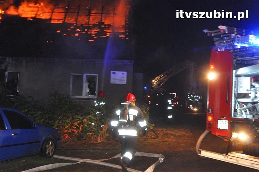 Pożar domu jednorodzinnego w Nowym Świecie