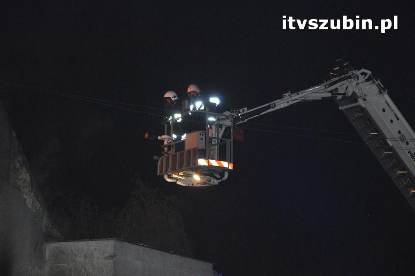 Pożar domu jednorodzinnego w Nowym Świecie