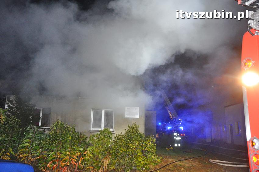 Pożar domu jednorodzinnego w Nowym Świecie