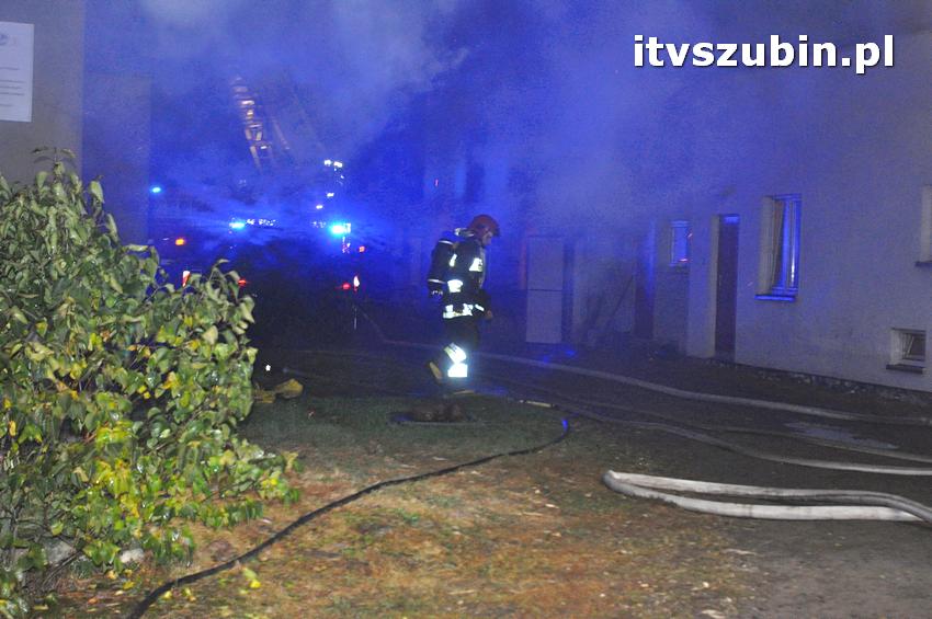 Pożar domu jednorodzinnego w Nowym Świecie