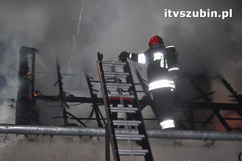 Pożar domu jednorodzinnego w Nowym Świecie