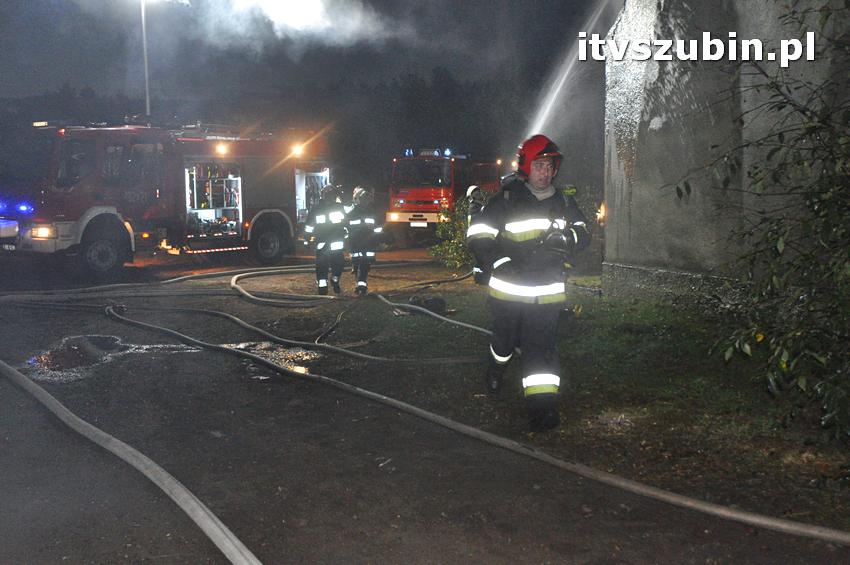 Pożar domu jednorodzinnego w Nowym Świecie