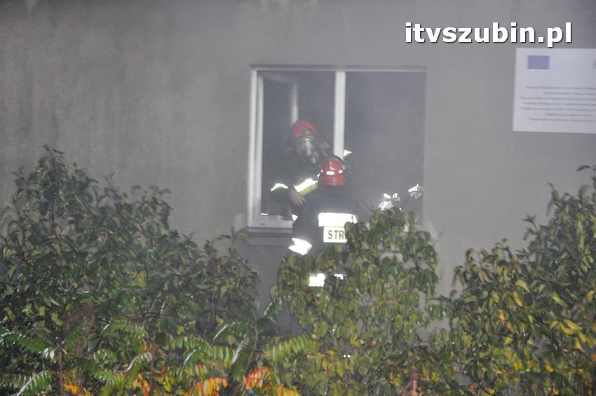 Pożar domu jednorodzinnego w Nowym Świecie