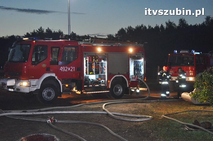Pożar domu jednorodzinnego w Nowym Świecie