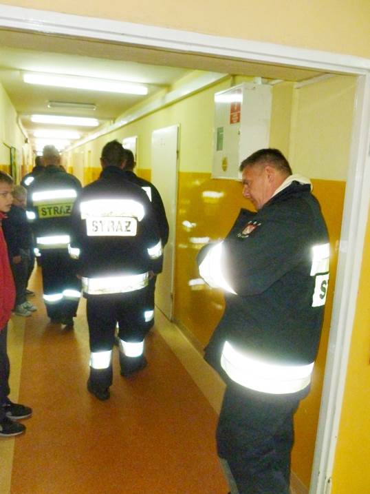 Próbny alarm ewakuacyjny w ZSS Szubin