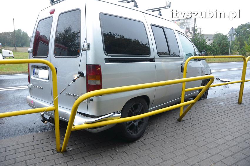 Kolizja dwóch samochodów w Kołaczkowie