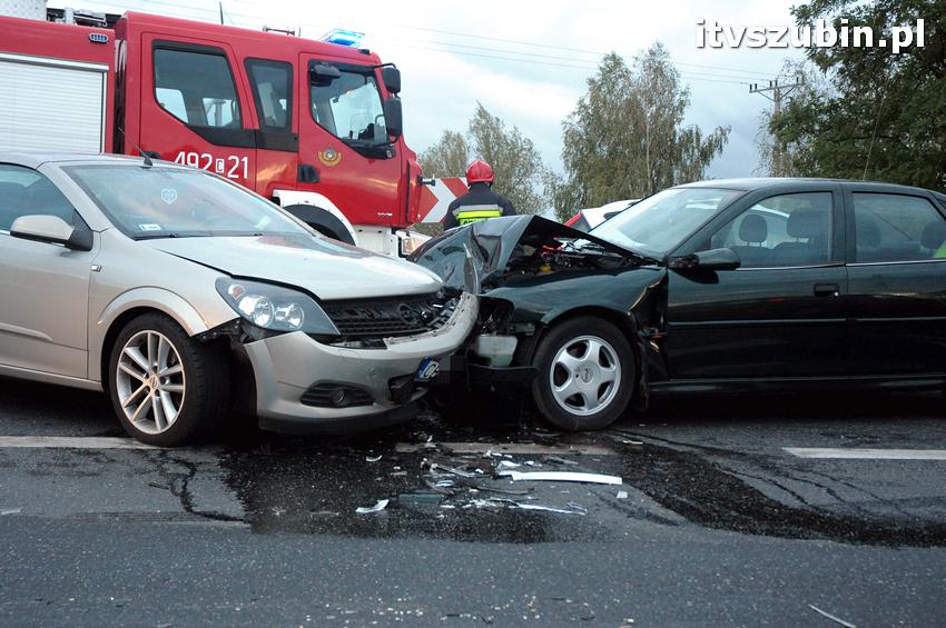 Kolizja dwóch pojazdów w Zamościu sparaliżowała krajową piątkę na 2 godziny