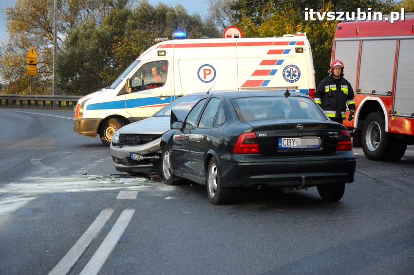 Kolizja dwóch pojazdów w Zamościu sparaliżowała krajową piątkę na 2 godziny
