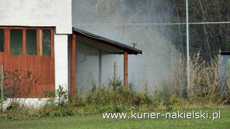 Pożar stropu w budynku jednorodzinnym w Chobielinie