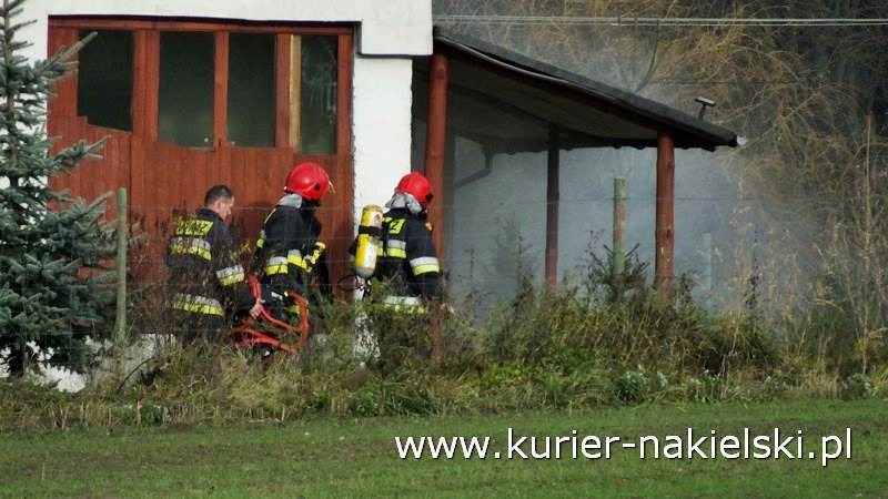 Pożar stropu w budynku jednorodzinnym w Chobielinie