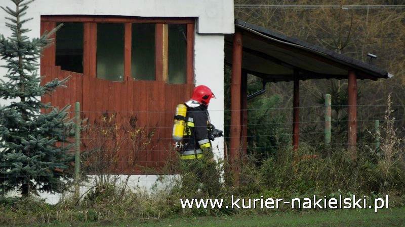 Pożar stropu w budynku jednorodzinnym w Chobielinie