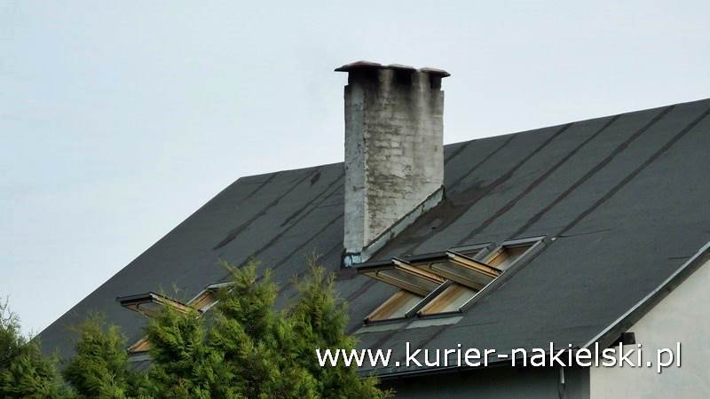 Pożar stropu w budynku jednorodzinnym w Chobielinie