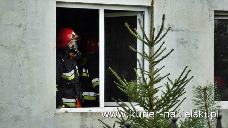 Pożar stropu w budynku jednorodzinnym w Chobielinie
