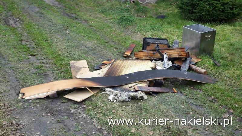 Pożar stropu w budynku jednorodzinnym w Chobielinie