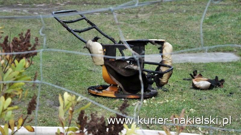 Pożar stropu w budynku jednorodzinnym w Chobielinie