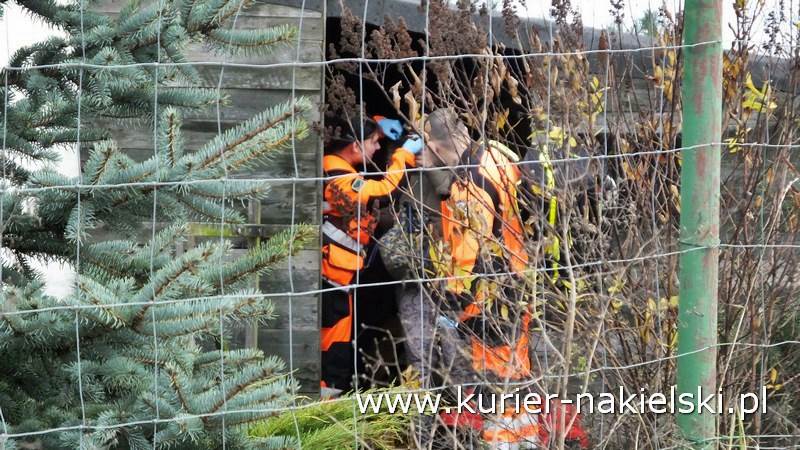 Pożar stropu w budynku jednorodzinnym w Chobielinie