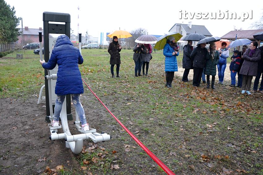 Uroczyste otwarcie siłowni zewnętrznej w Kowalewie
