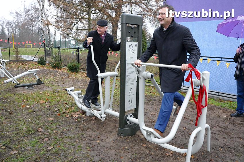 Uroczyste otwarcie siłowni zewnętrznej w Kowalewie