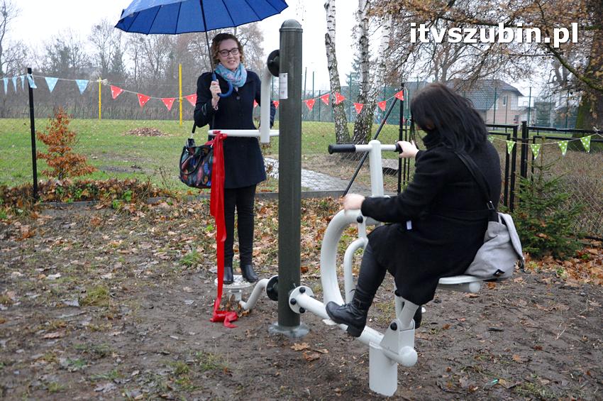 Uroczyste otwarcie siłowni zewnętrznej w Kowalewie