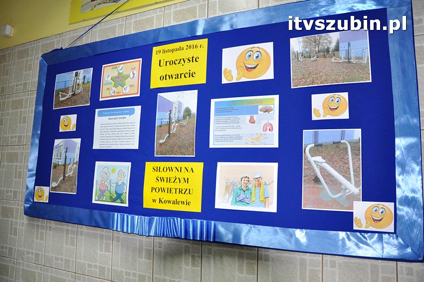 Uroczyste otwarcie siłowni zewnętrznej w Kowalewie