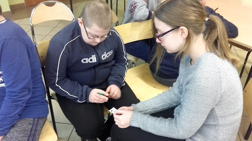 Spotkanie integracyjne uczniów SP Tur z uczniami z ZSS Szubin 