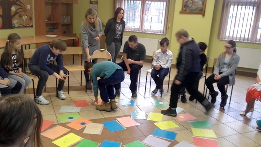 Spotkanie integracyjne uczniów SP Tur z uczniami z ZSS Szubin 