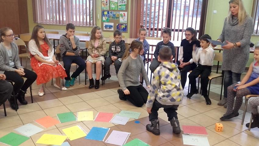 Spotkanie integracyjne uczniów SP Tur z uczniami z ZSS Szubin 