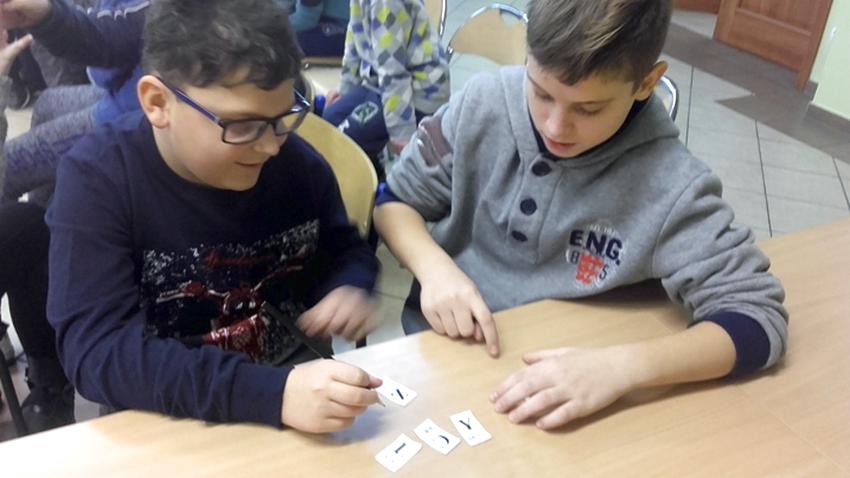 Spotkanie integracyjne uczniów SP Tur z uczniami z ZSS Szubin 