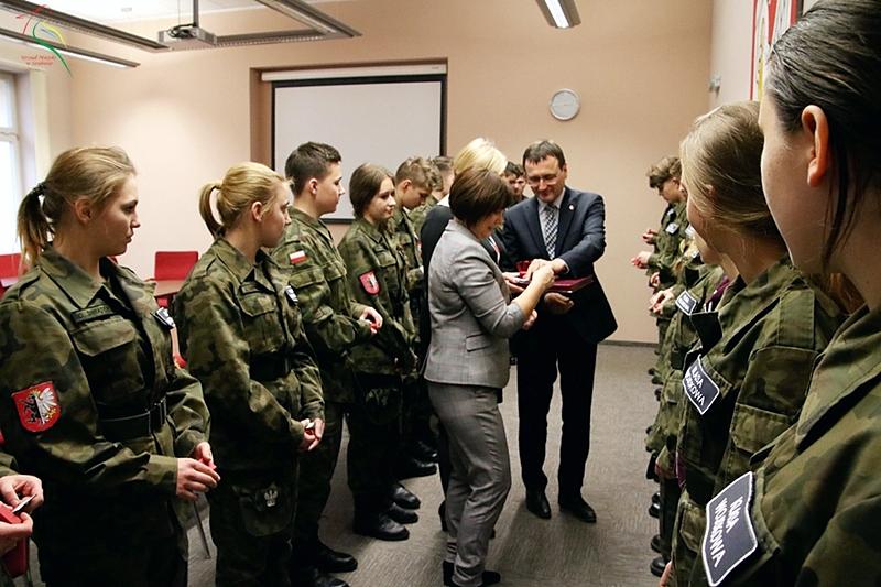 Kadeci klasy wojskowej ITL z ZSP w Urzędzie Miejskim w Szubinie