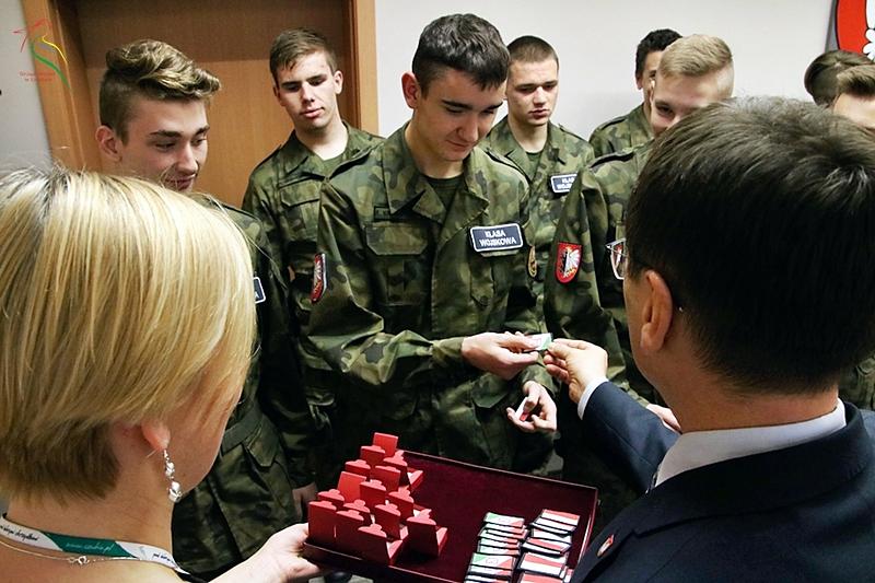 Kadeci klasy wojskowej ITL z ZSP w Urzędzie Miejskim w Szubinie