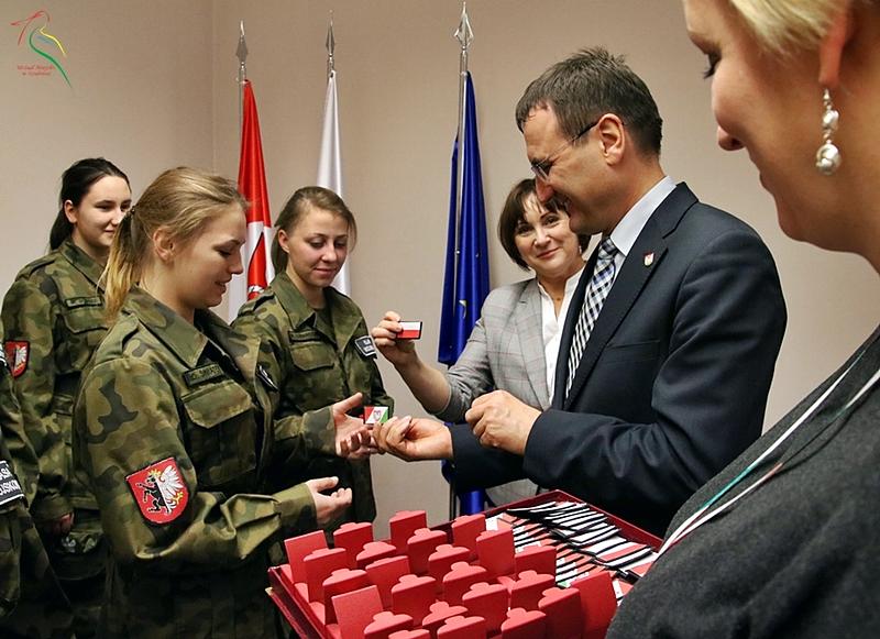 Kadeci klasy wojskowej ITL z ZSP w Urzędzie Miejskim w Szubinie