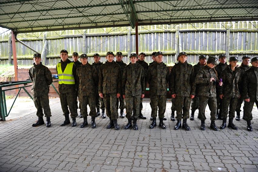 Dobowe szkolenie taktyczne uczniów kadetów klasy wojskowej I TL z ZSP w Szubinie
