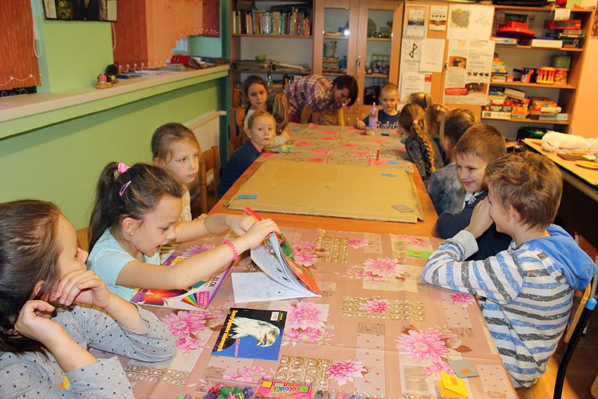 Artystyczna środa w świetlicy wiejskiej w Kołaczkowie