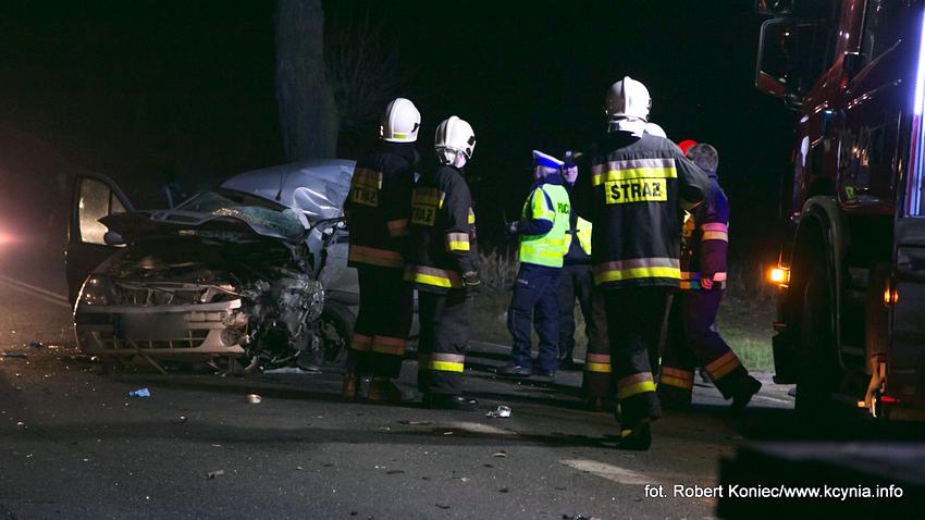 Groźny wypadek na krzyżówce do Wapna