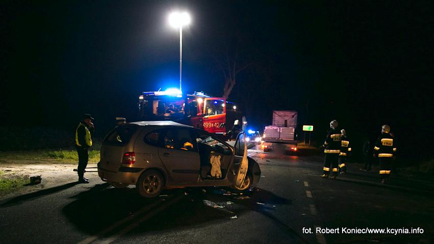Groźny wypadek na krzyżówce do Wapna