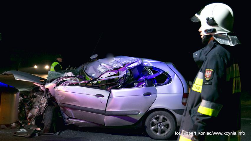 Groźny wypadek na krzyżówce do Wapna