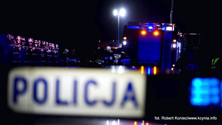 Groźny wypadek na krzyżówce do Wapna