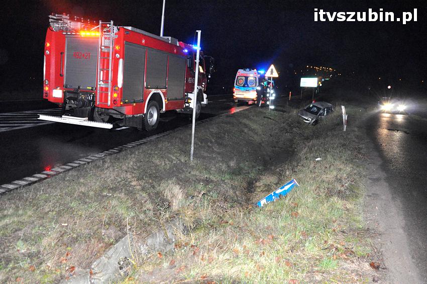 Pechowa niedziela na szubińskich drogach dla mieszkańców Torunia