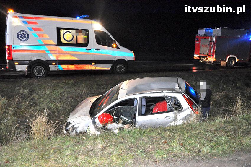 Pechowa niedziela na szubińskich drogach dla mieszkańców Torunia