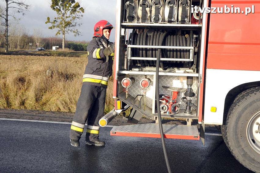 Pechowa niedziela na szubińskich drogach dla mieszkańców Torunia