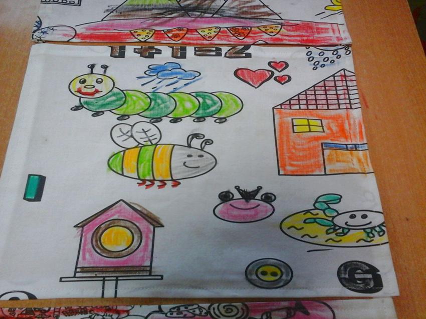 Kolorowanki na materiale