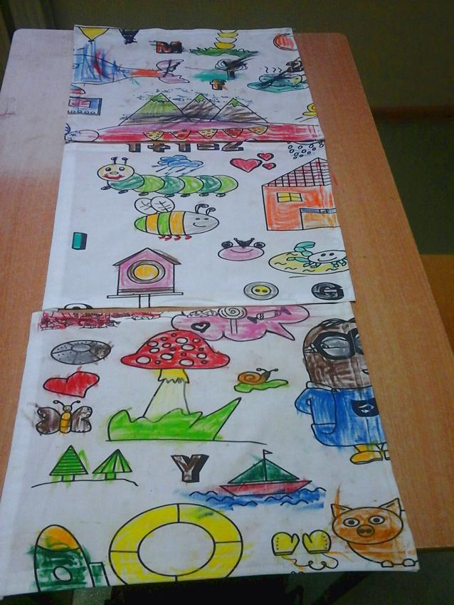 Kolorowanki na materiale