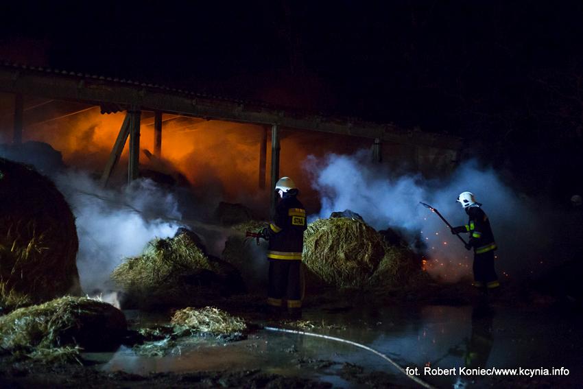 Nocne podpalenie? W Górkach głośno o pożarze