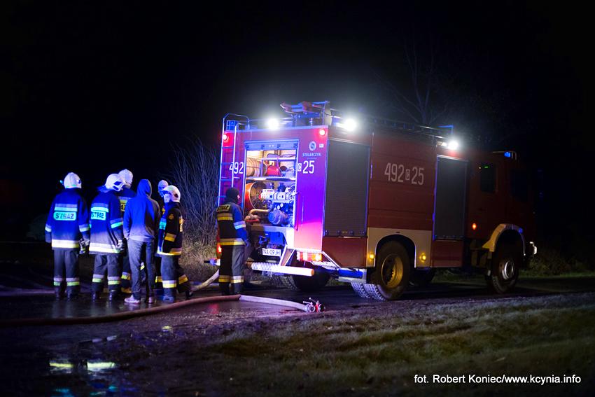 Nocne podpalenie? W Górkach głośno o pożarze