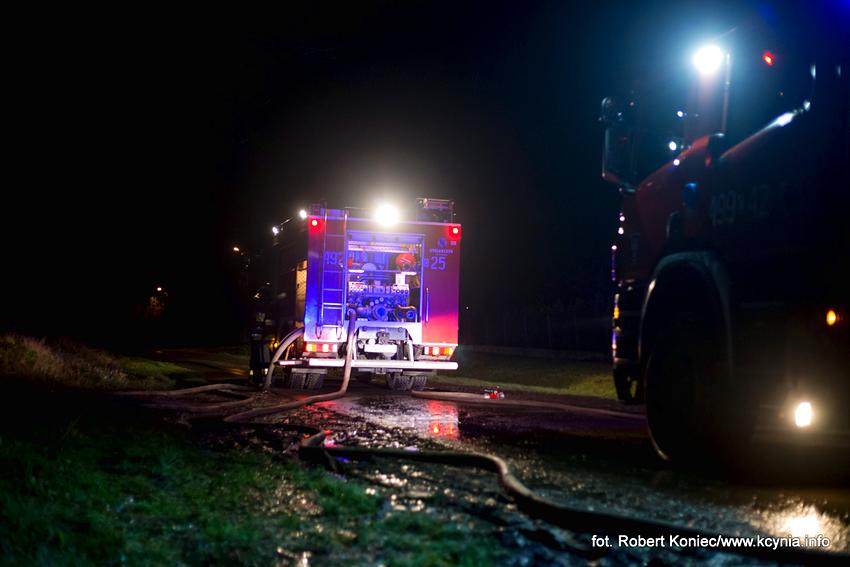 Nocne podpalenie? W Górkach głośno o pożarze