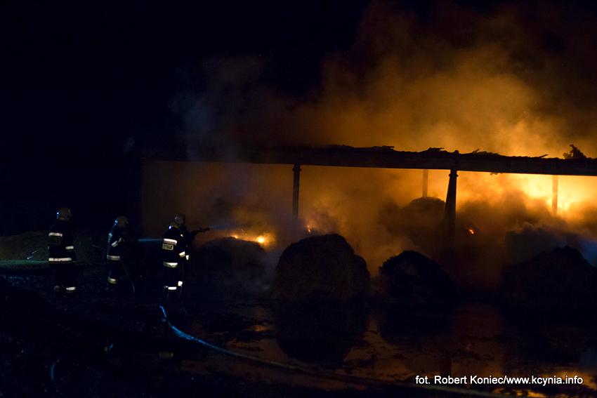 Nocne podpalenie? W Górkach głośno o pożarze