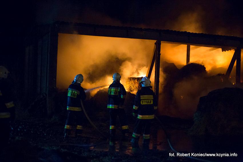 Nocne podpalenie? W Górkach głośno o pożarze